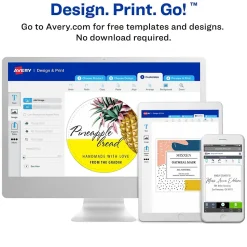 Avery Easy Peel Laser/Inkjet Round Labels, 3/4