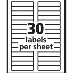 Avery EcoFriendly Laser/Inkjet File Folder Labels, 2/3