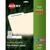 Avery EcoFriendly Laser/Inkjet File Folder Labels, 2/3" x 3-7/16", White, 750 Labels/Box (48266)