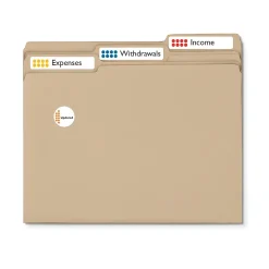 Avery EcoFriendly Laser/Inkjet File Folder Labels, 2/3
