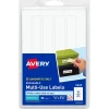 Avery Erasable Multipurpose Labels, 7/8" x 2-7/8", White, Non-Printable, 80 Labels/Pack (5429)