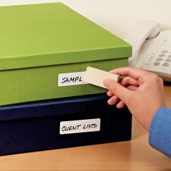 Avery Erasable Multipurpose Labels, 7/8" x 2-7/8", White, Non-Printable, 80 Labels/Pack (5429)