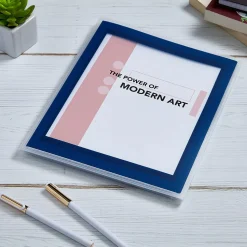 Avery Flexi-View 6-Pocket Presentation Folder, Navy Blue (47696)