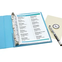 Avery Heavyweight Sheet Protectors, 5.5" x 8.5", Diamond Clear, 15/Pack (77007)