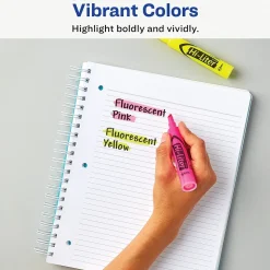 Avery Hi-Liter Desk Style Highlighters, Chisel Tip, Assorted, 24/Pack (98189)