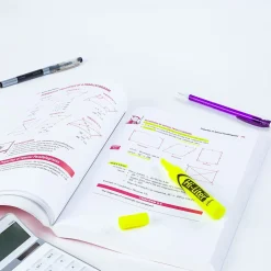 Avery Hi-Liter Tank Highlighters, Chisel, Yellow, Dozen (98035)