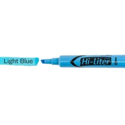 Avery Hi-Liter Tank Highlighters, Chisel Tip, Blue, Dozen (07746)