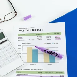 Avery Hi-Liter Tank Highlighter, Chisel Tip, Purple, Dozen (24060)