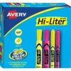 Avery Hi-Liter Tank Highlighter, Chisel Tip, Assorted, 24/Pack (29862)