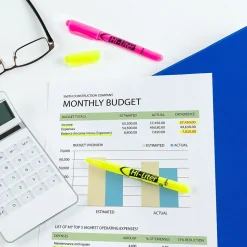 Avery Hi-Liter The Original Pen-Style Stick Highlighters, Chisel, Assorted, 24/Pack (29861)