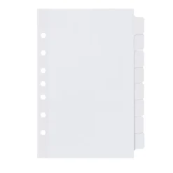 Avery Index Maker Mini Paper Dividers with Print & Apply Label Sheets, 8 Tabs, White (11427)