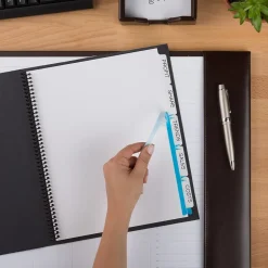 Avery Index Maker Unpunched Paper Dividers with Print & Apply Label Sheets, 5 Tabs, White, 25 Sets/Pack (11443)