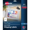 Avery Inkjet Shipping Labels, 8-1/2" x 11", White, 20 Labels/Pack (8255)