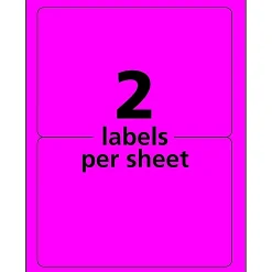 Avery Laser Shipping Labels, 5 1/2