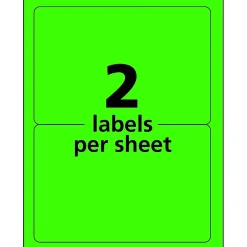 Avery Laser Shipping Labels, 5-1/2