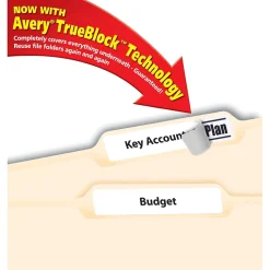 Avery Laser/Inkjet File Folder Labels, 2/3