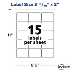 Avery Laser/Inkjet Media Labels, 2