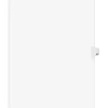 Avery Legal Pre-Printed Paper Dividers, Side Tab M, White, Avery Style, Letter Size, 25/Pack (01413)