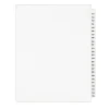 Avery Legal Pre-Printed Paper Divider Collated Set, 151-175 Tabs, White, Avery Style, Letter Size (01336)