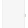 Avery Legal Pre-Printed Paper Dividers, Side Tab EXHIBIT F, White, Avery Style, Letter Size, 25/Pack (01376)