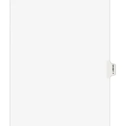 Avery Legal Pre-Printed Paper Dividers, Side Tab EXHIBIT F, White, Avery Style, Letter Size, 25/Pack (01376)