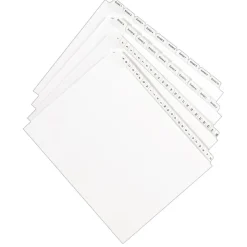 Avery Legal Pre-Printed Paper Divider Collated Set, 76-100 Tabs, White, Allstate Style, Letter Size (01704)