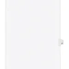 Avery Legal Pre-Printed Paper Dividers, Side Tab #16, White, Avery Style, Letter Size, 25/Pack (01016)