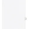 Avery Legal Pre-Printed Paper Dividers, Side Tab #17, White, Avery Style, Letter Size, 25/Pack (01017)