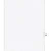 Avery Legal Pre-Printed Paper Dividers, Side Tab #18, White, Avery Style, Letter Size, 25/Pack (01018)