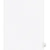 Avery Legal Pre-Printed Paper Dividers, Side Tab #24, White, Avery Style, Letter Size, 25/Pack (01024)