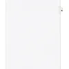 Avery Legal Pre-Printed Paper Dividers, Side Tab #28, White, Avery Style, Letter Size, 25/Pack (01028)