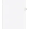 Avery Legal Pre-Printed Paper Dividers, Side Tab #33, White, Avery Style, Letter Size, 25/Pack (01033)