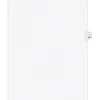Avery Legal Pre-Printed Paper Dividers, Side Tab #34, White, Avery Style, Letter Size, 25/Pack (01034)