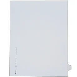 Avery Legal Pre-Printed Paper Dividers, Side Tab #3, White, Allstate Style, Letter Size, 25/Pack (82201)