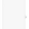 Avery Legal Pre-Printed Paper Dividers, Side Tab P, White, Avery Style, Letter Size, 25/Pack (01416)
