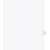 Avery Legal Pre-Printed Paper Dividers, Side Tab R, White, Avery Style, Letter Size, 25/Pack (01418)