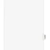 Avery Legal Pre-Printed Paper Dividers, Side Tab EXHIBIT H, White, Avery Style, Letter Size, 25/Pack (01378)