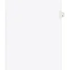 Avery Legal Pre-Printed Paper Dividers, Side Tab #5, White, Avery Style, Letter Size, 25/Pack (11915)