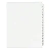 Avery Legal Pre-Printed Paper Divider Collated Set, 1-25 Tabs, White, Avery Style, Letter Size (01330)
