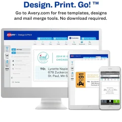 Avery Mini-Sheets Laser/Inkjet Shipping Labels, 2