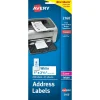 Avery Mini-Sheets Laser/Inkjet Address Labels, 1" x 2-5/8", White, 200 Labels/Pack (2160)