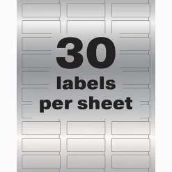 Avery PermaTrack Metallic Laser Asset Tag Labels, 3/4