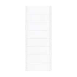 Avery Pin-Fed Address Labels, White, 1-7/16