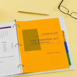 Avery Plastic Pre-Printed Monthly Plastic Divider, Jan-Dec Tabs, Multicolor, 1 Set (11331)