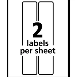 Avery Postage Meter Shipping Labels, Matte White, 1 25/32
