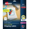 Avery Print-to-the-Edge Color Laser Shipping Labels, 3" x 3-3/4", White, 150 Labels/Pack (6874)