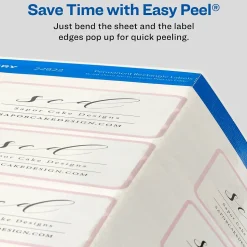 Avery Print-to-the-Edge Laser/Inkjet Rectangle Labels, 2