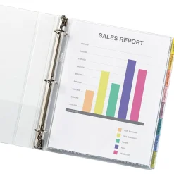 Avery Protect 'n Tab Heavyweight Sheet Protectors, 8-1/2