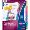 Avery Ready Index Table of Contents Pre-Printed Monthly Paper Divider, Jan - Dec Tabs, Multicolor, 1 Set (11127)