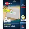 Avery Repositionable Inkjet Address Labels, 1" x 2-5/8", White, 750 Labels/Pack (58160)